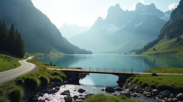 Passy, la vallée de l'Arve qui reste accessible face au Mont-Blanc