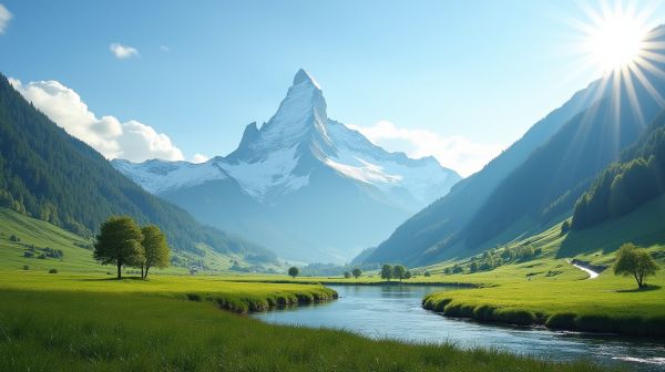 Passy, la vallée de l'Arve qui reste accessible face au Mont-Blanc